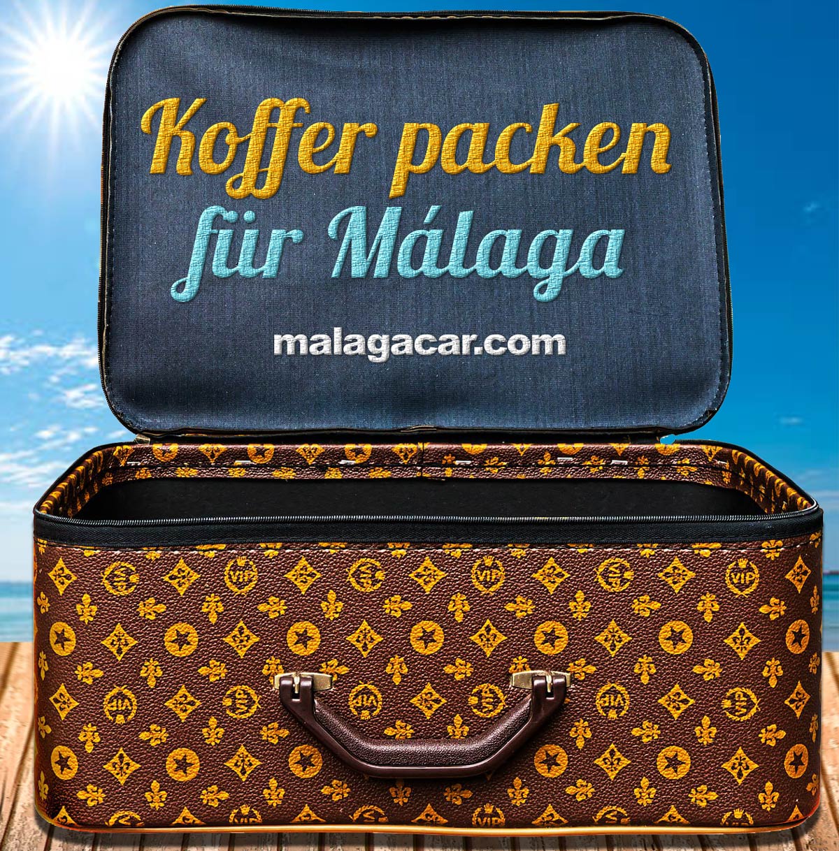 Koffer packen Málaga