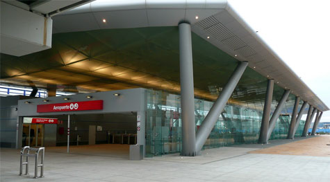 Zugstation am Flughafen Málaga
