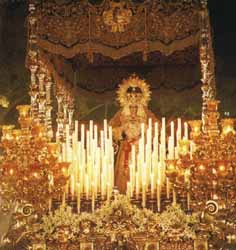 malaga virgin, malaga processions