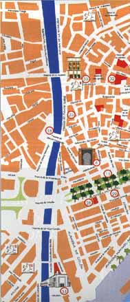mapa de monumentos de malaga