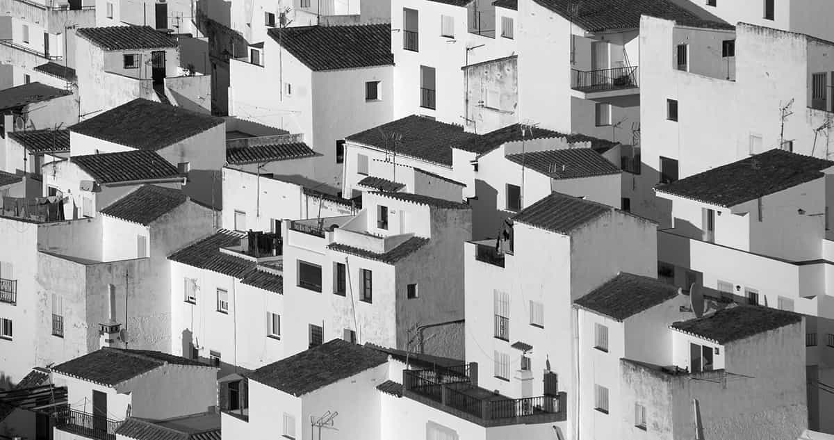 Casas blancas en Casares