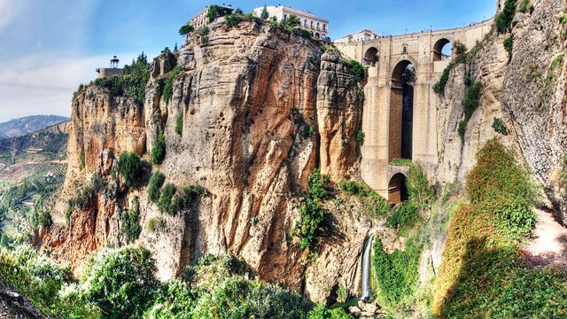 vistas impresionantes Málaga, ronda