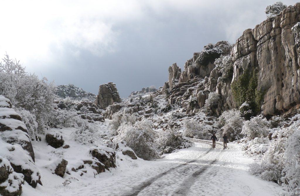 El Torcal sous la neige
