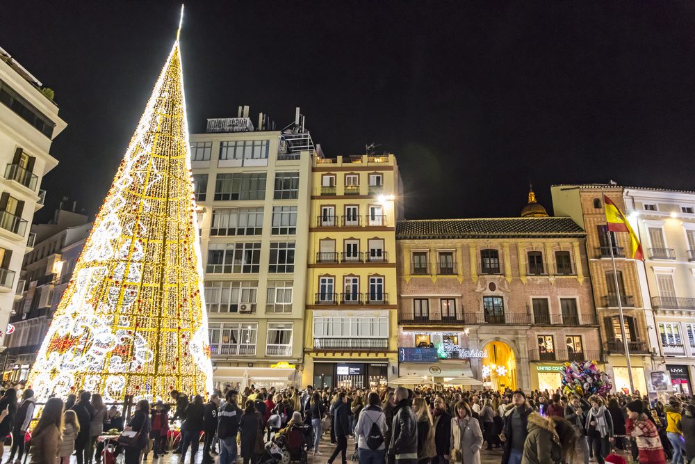 Navidad Plaza Constitución Málaga
