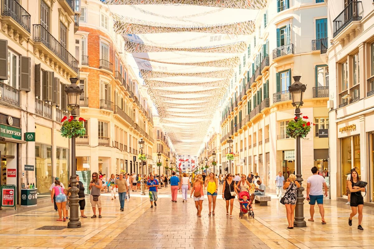 calle larios Frühling
